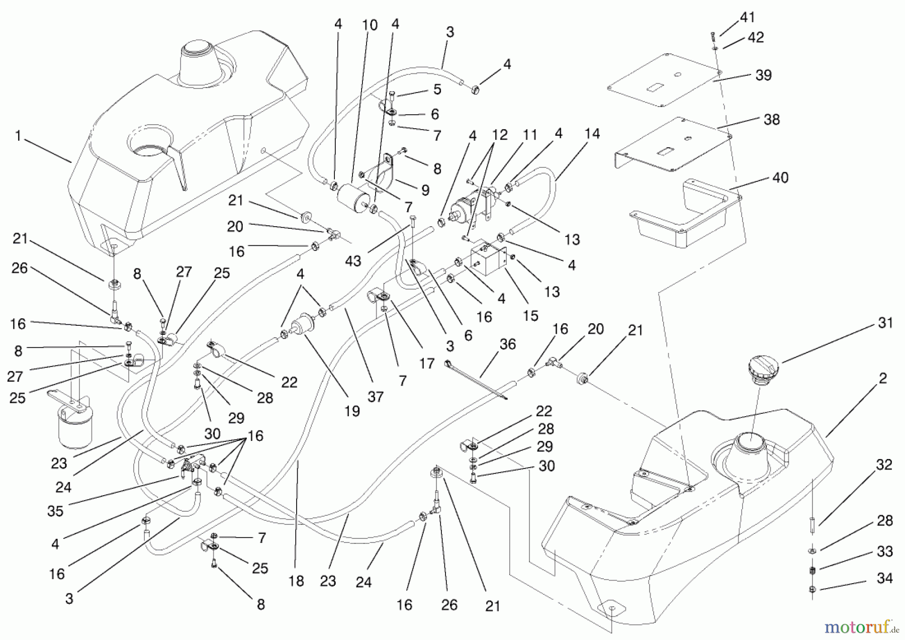  Zerto-Turn Mäher 74218 (Z256) - Toro Z Master Mower, 62