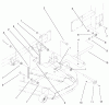Zerto-Turn Mäher 74219 (Z256) - Toro Z Master Mower, 72" SFS Side Discharge Deck (SN: 200000001 - 200999999) (2000) Listas de piezas de repuesto y dibujos FRAME AND DECK ASSEMBLY