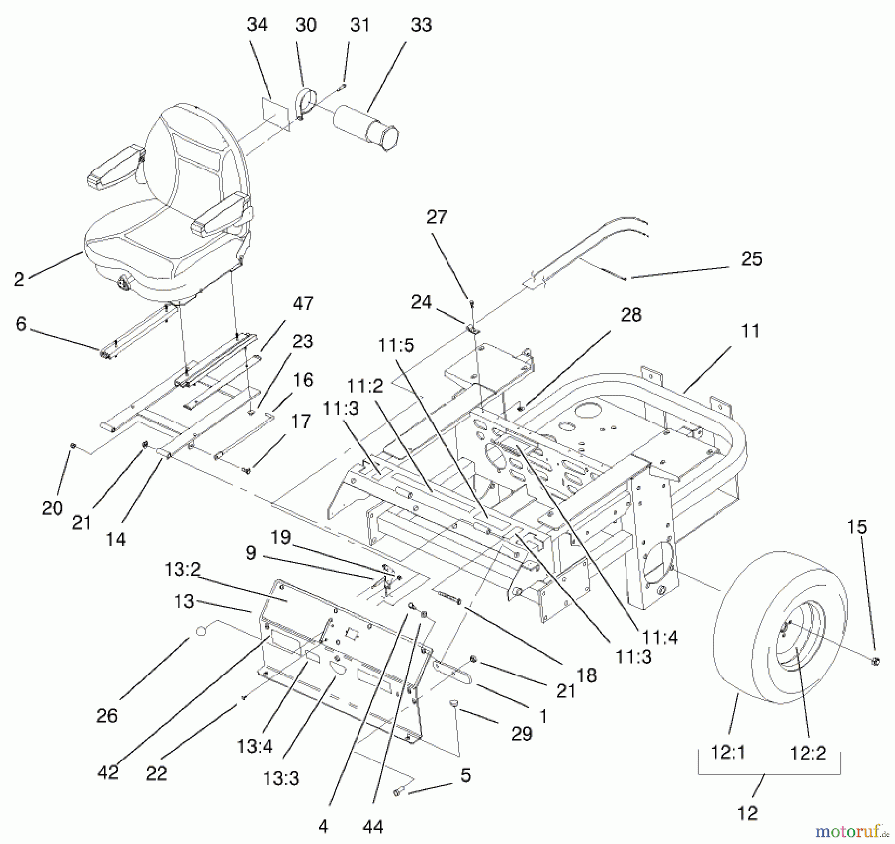  Zerto-Turn Mäher 74219 (Z256) - Toro Z Master Mower, 72