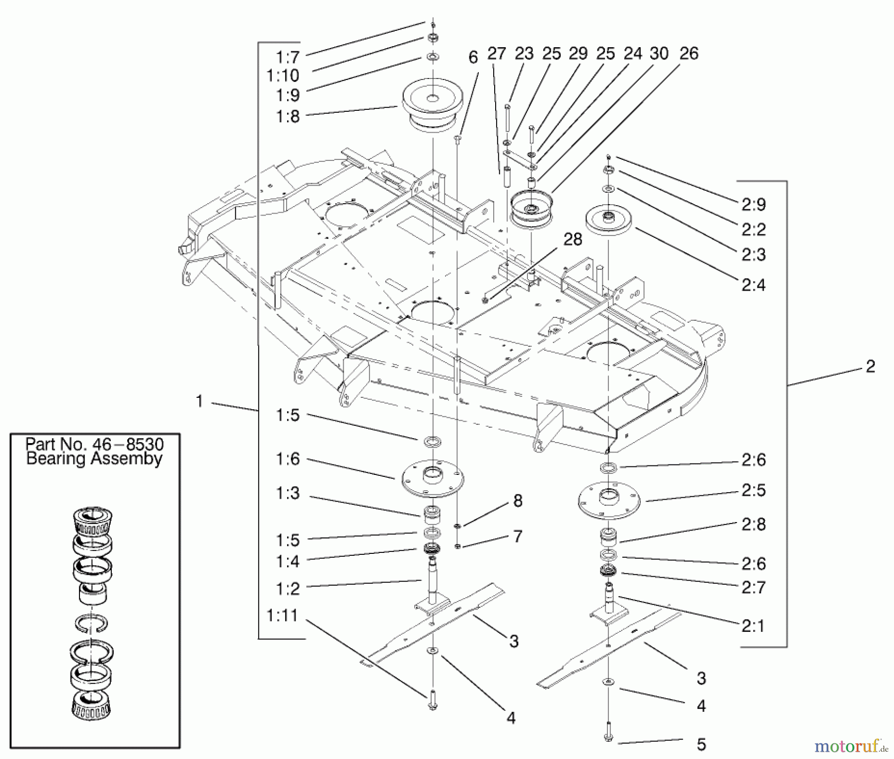  Zerto-Turn Mäher 74219 (Z256) - Toro Z Master Mower, 72