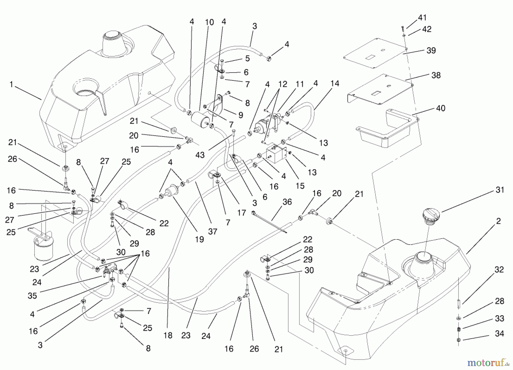  Zerto-Turn Mäher 74219 (Z256) - Toro Z Master Mower, 72