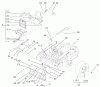 Zerto-Turn Mäher 74225 (Z253) - Toro Z Master Mower, 62" SFS Side Discharge Deck (SN: 210000001 - 210002100) (2001) Listas de piezas de repuesto y dibujos REAR FRAME AND WHEEL ASSEMBLY