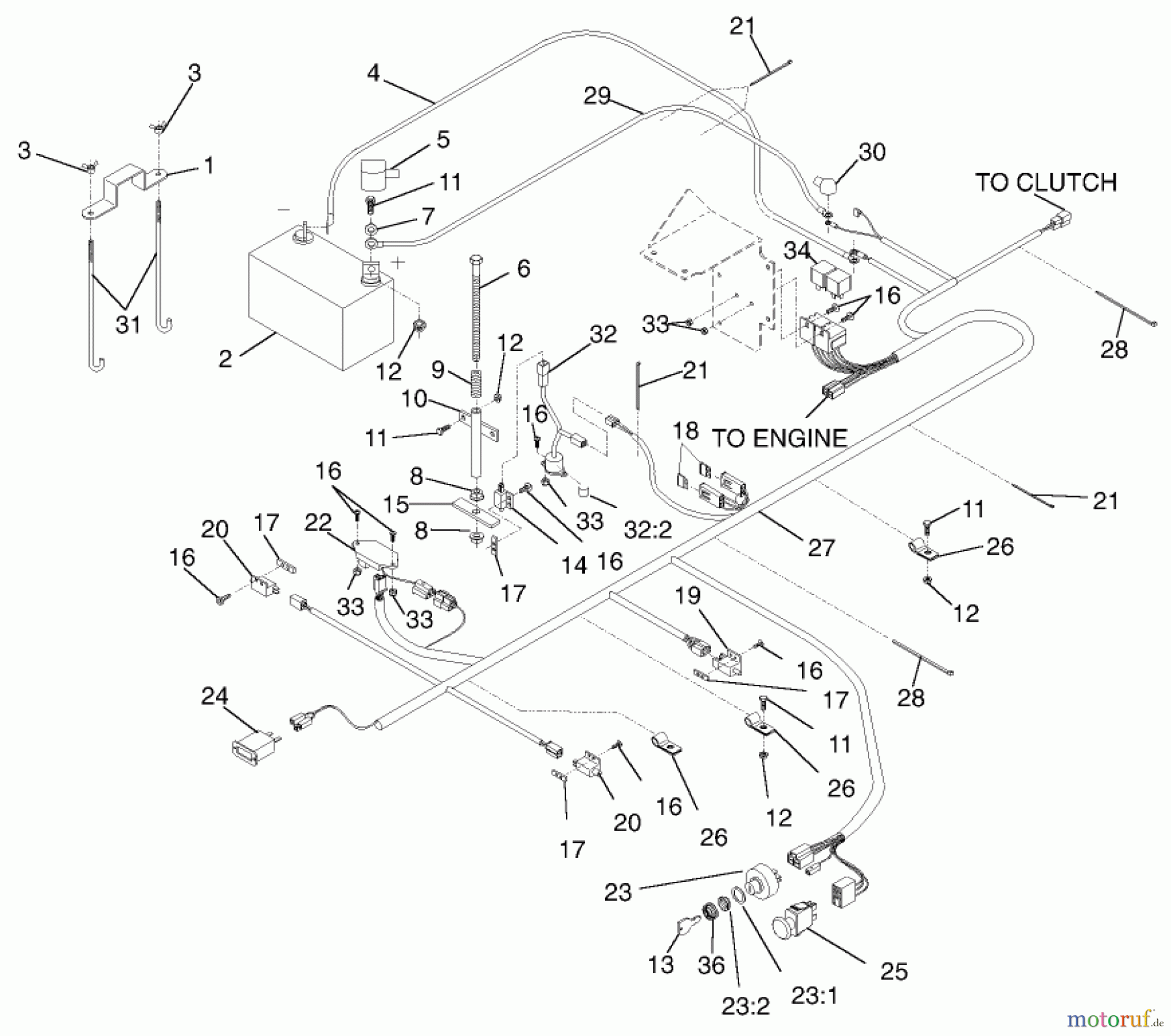  Zerto-Turn Mäher 74225 (Z253) - Toro Z Master Mower, 62