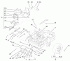 Zerto-Turn Mäher 74225 (Z253) - Toro Z Master Mower, 62" SFS Side Discharge Deck (SN: 210002101 - 210999999) (2001) Listas de piezas de repuesto y dibujos REAR FRAME AND WHEEL ASSEMBLY