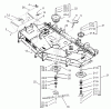 Zerto-Turn Mäher 74225 (Z253) - Toro Z Master Mower, 62" SFS Side Discharge Deck (SN: 230006001 - 230999999) (2003) Listas de piezas de repuesto y dibujos SPINDLE AND PULLEY ASSEMBLY