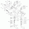 Zerto-Turn Mäher 74226 (Z255) - Toro Z Master Mower, 62" SFS Side Discharge Deck (SN: 210000001 - 210002100) (2001) Listas de piezas de repuesto y dibujos SPINDLE AND PULLEY ASSEMBLY