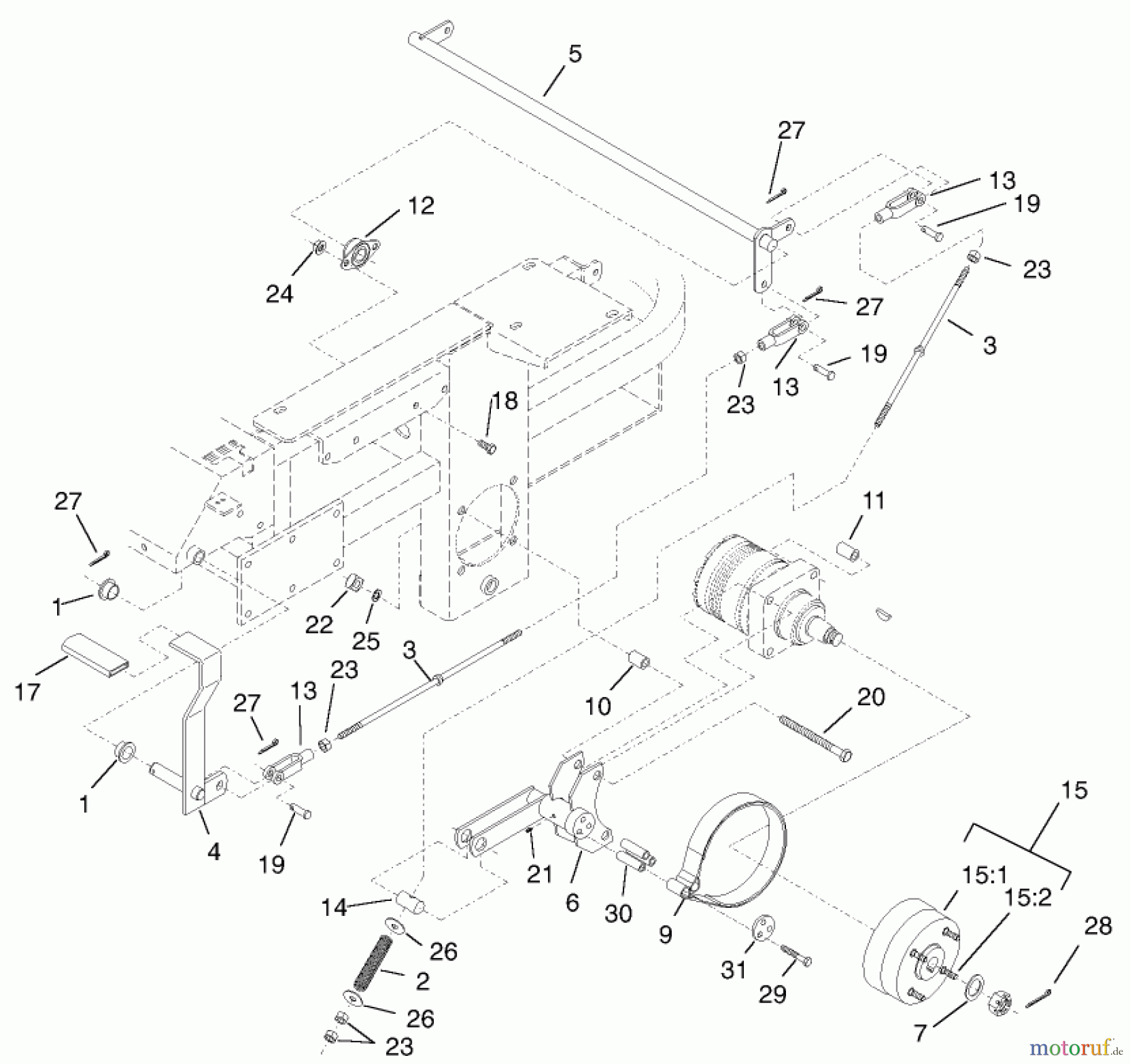  Zerto-Turn Mäher 74226 (Z255) - Toro Z Master Mower, 62