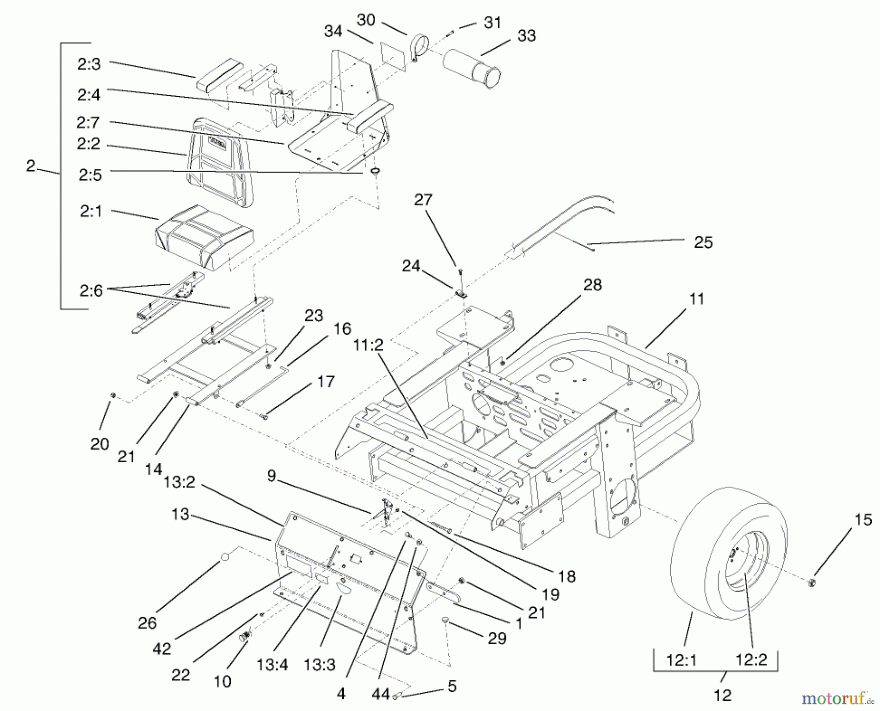  Zerto-Turn Mäher 74226 (Z255) - Toro Z Master Mower, 62