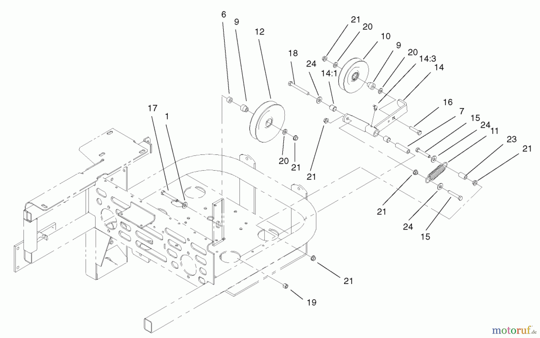  Zerto-Turn Mäher 74226 (Z255) - Toro Z Master Mower, 62