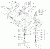 Zerto-Turn Mäher 74226 (Z255) - Toro Z Master Mower, 62" SFS Side Discharge Deck (SN: 220000001 - 220999999) (2002) Listas de piezas de repuesto y dibujos SPINDLE AND PULLEY ASSEMBLY