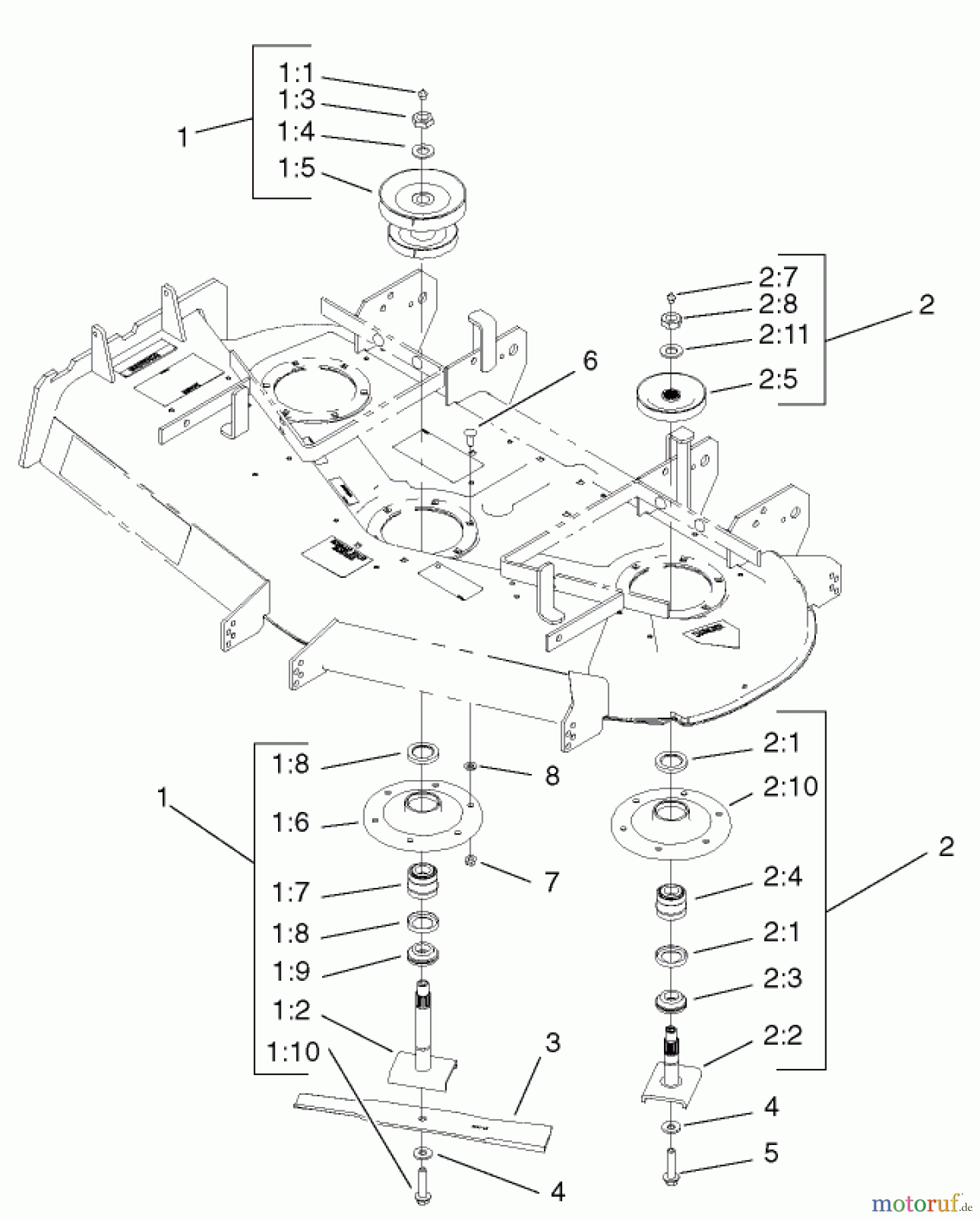  Zerto-Turn Mäher 74228 (Z255) - Toro Z Master Mower, 52