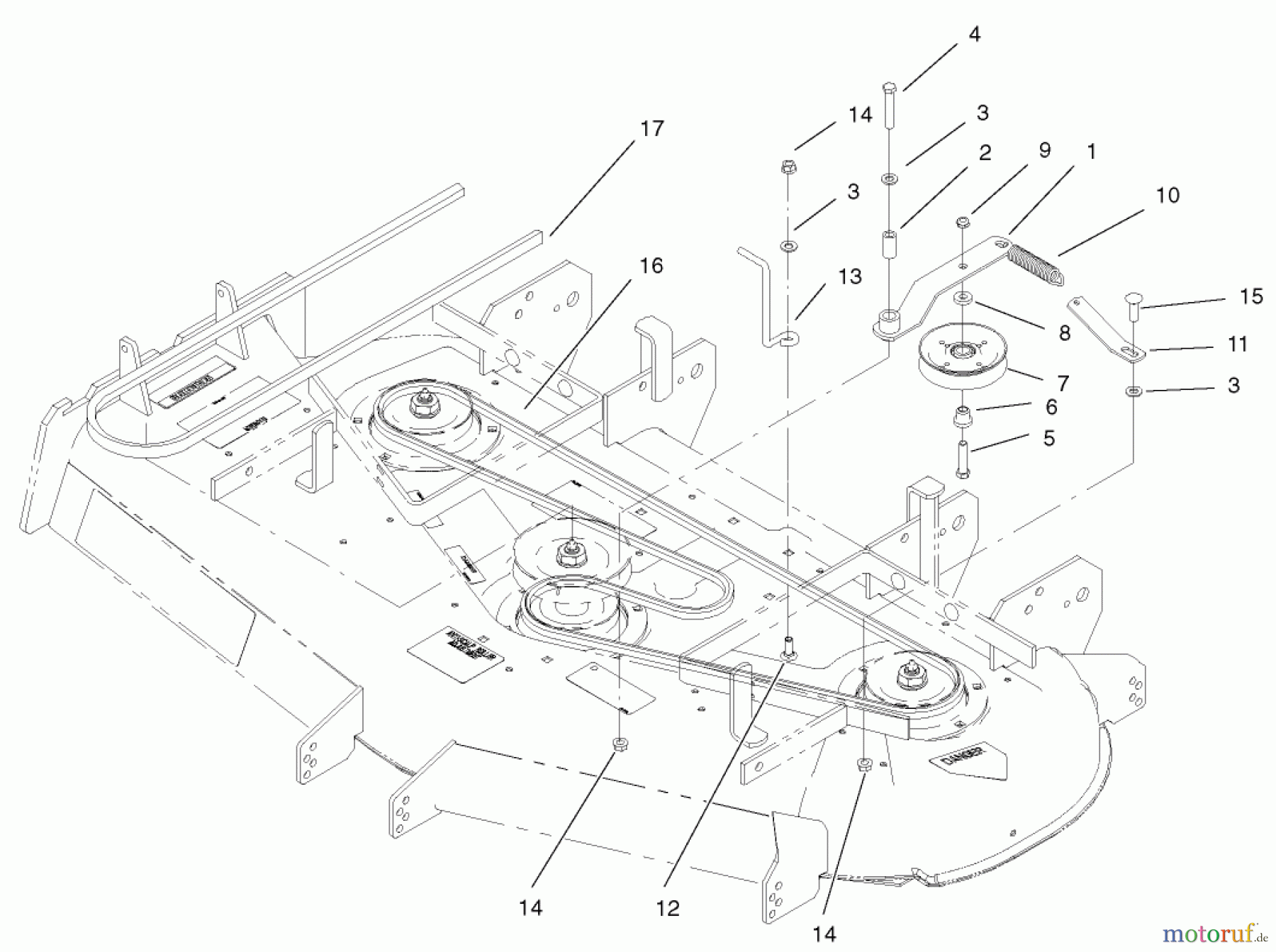  Zerto-Turn Mäher 74228 (Z255) - Toro Z Master Mower, 52