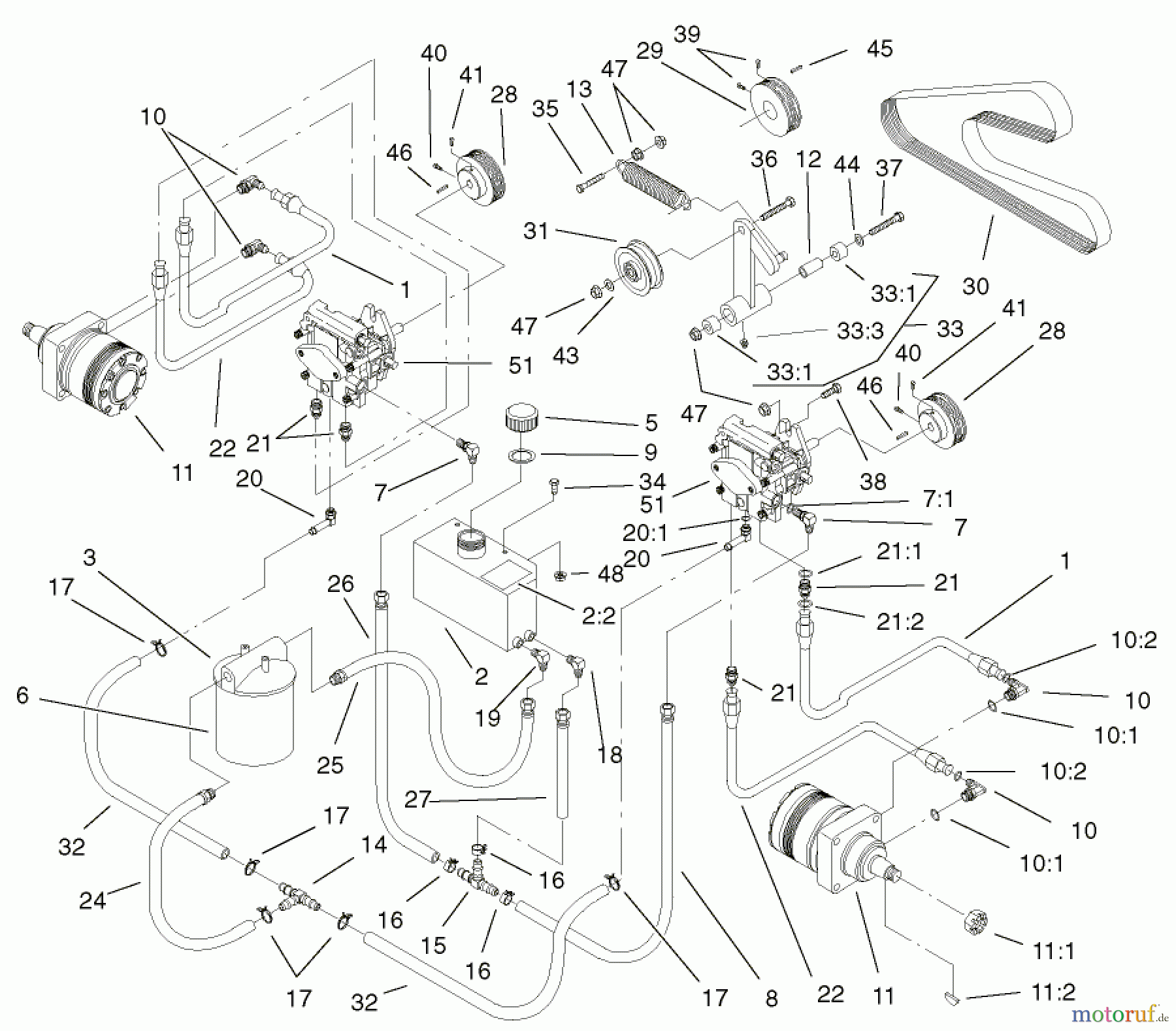  Zerto-Turn Mäher 74228 (Z255) - Toro Z Master Mower, 52