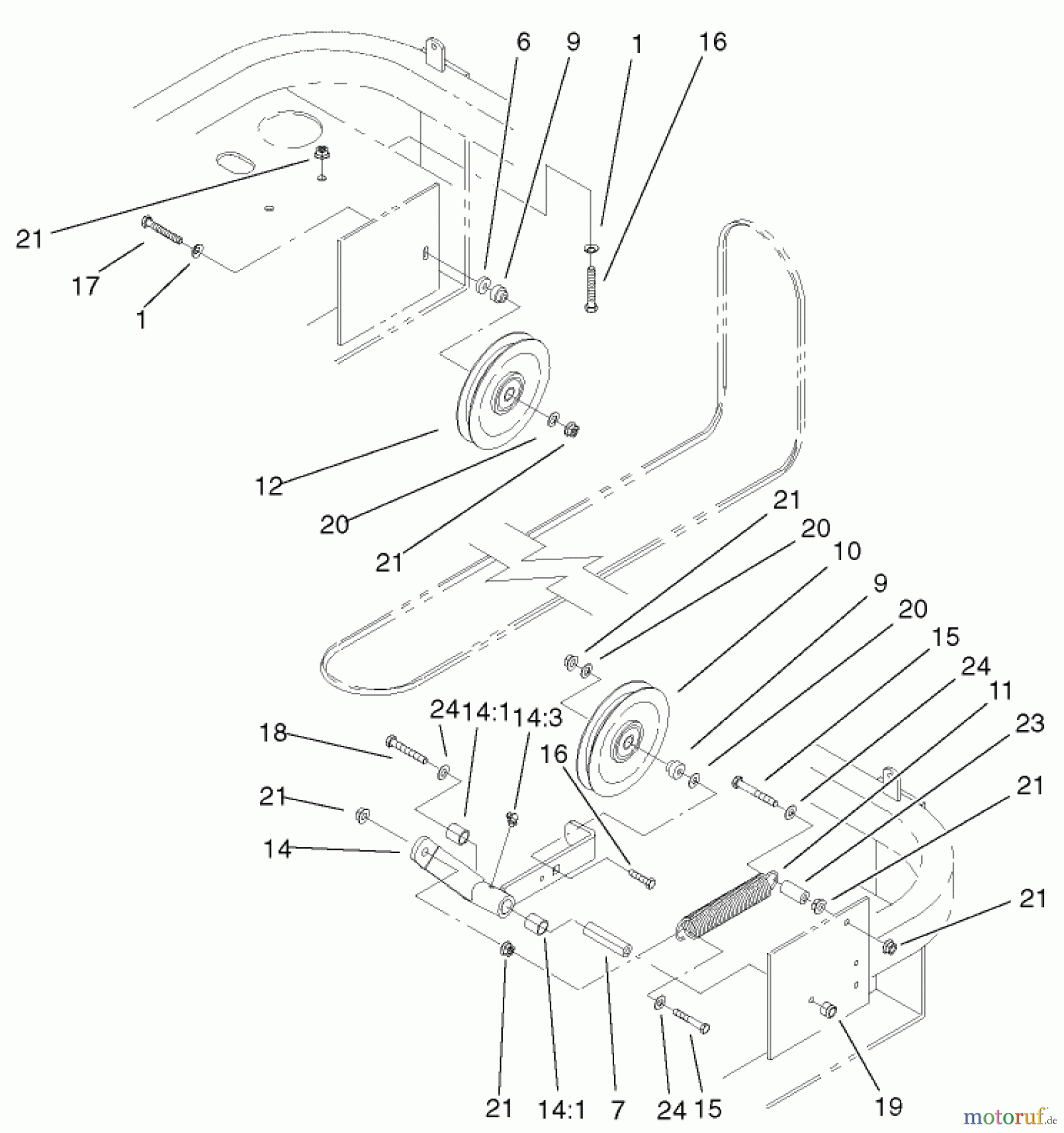  Zerto-Turn Mäher 74228 (Z255) - Toro Z Master Mower, 52