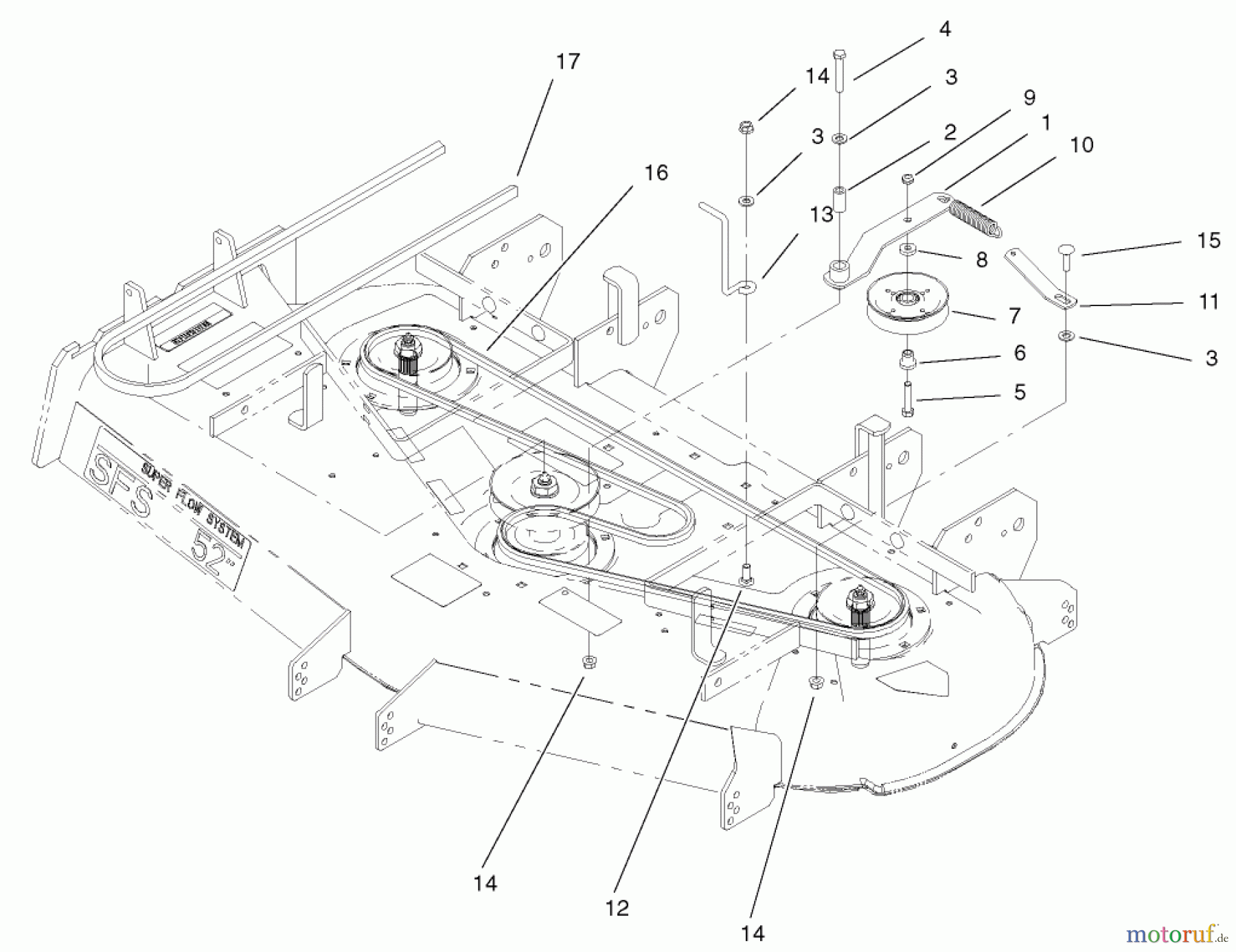  Zerto-Turn Mäher 74228 (Z255) - Toro Z Master Mower, 52