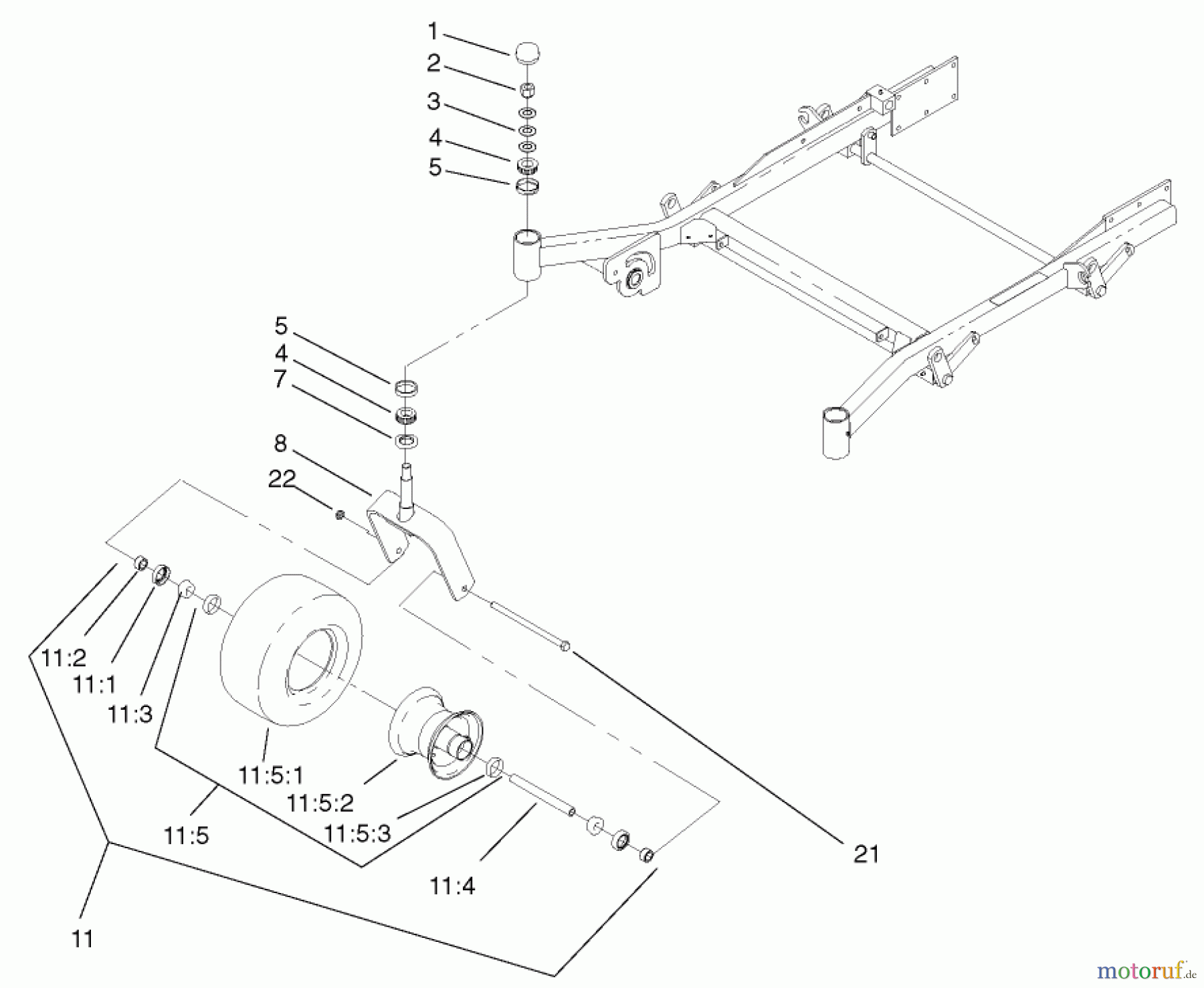  Zerto-Turn Mäher 74228 (Z255) - Toro Z Master Mower, 52