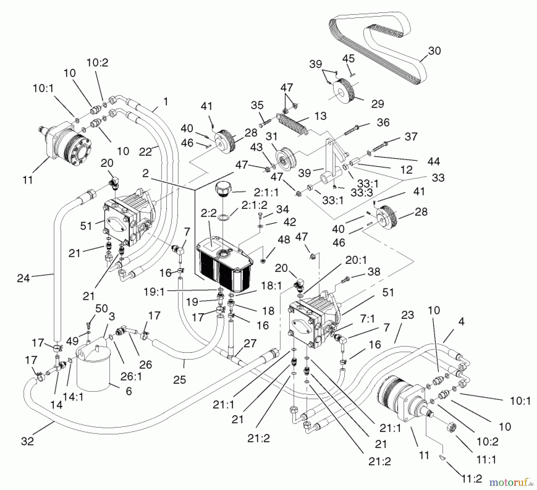  Zerto-Turn Mäher 74228 (Z255) - Toro Z Master Mower, 52