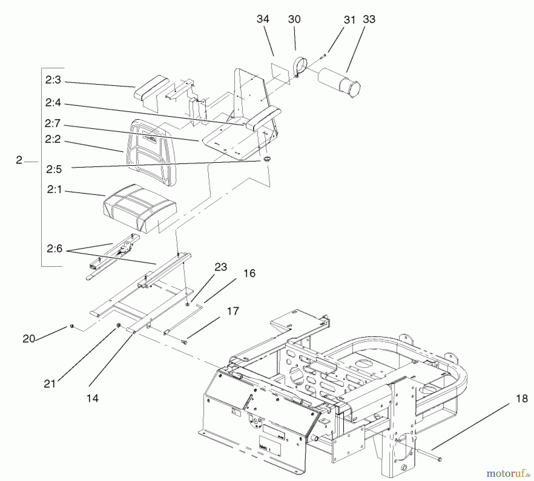  Zerto-Turn Mäher 74228 (Z255) - Toro Z Master Mower, 52