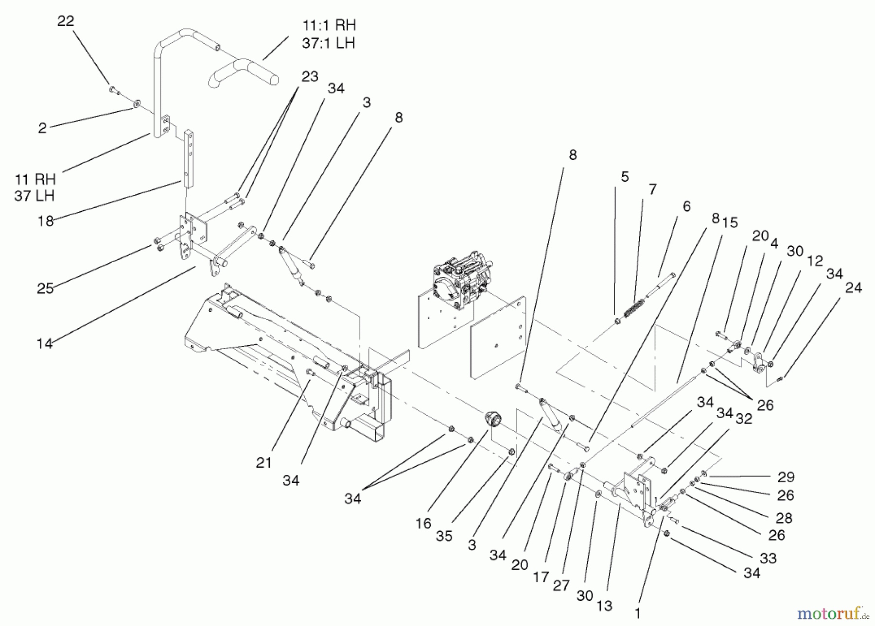  Zerto-Turn Mäher 74228 (Z255) - Toro Z Master Mower, 52