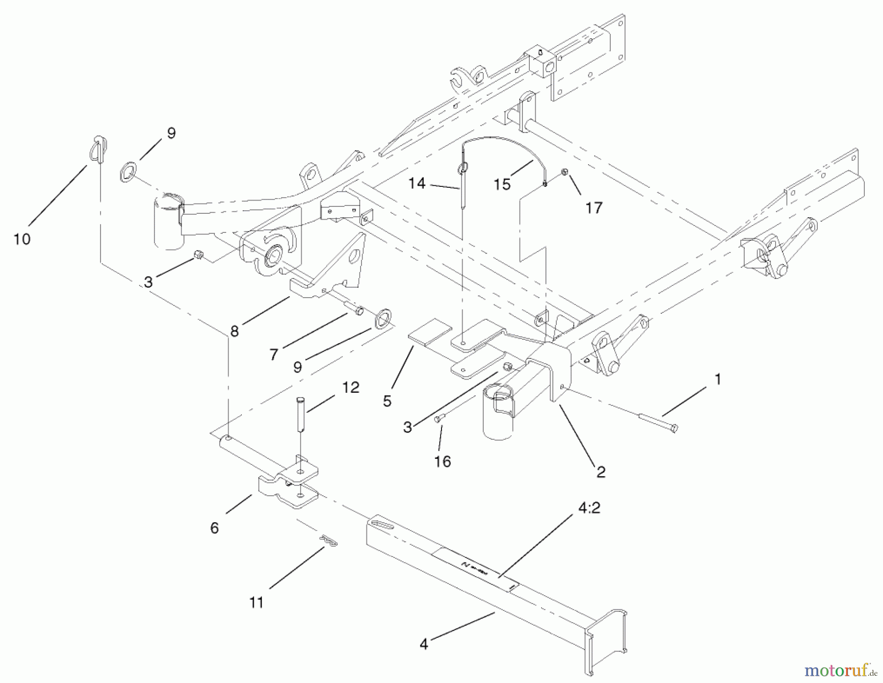  Zerto-Turn Mäher 74228 (Z255) - Toro Z Master Mower, 52