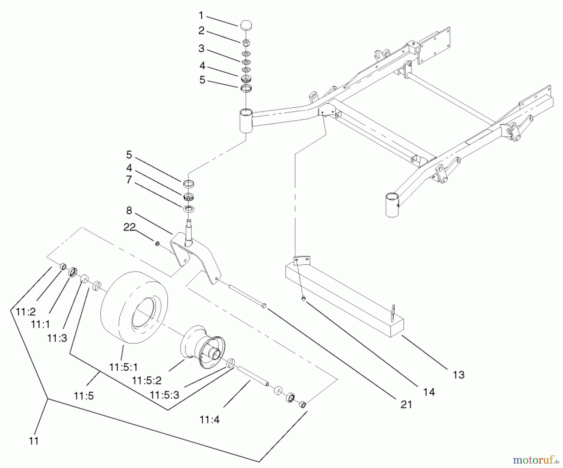  Zerto-Turn Mäher 74230 (Z257) - Toro Z Master Mower, 52