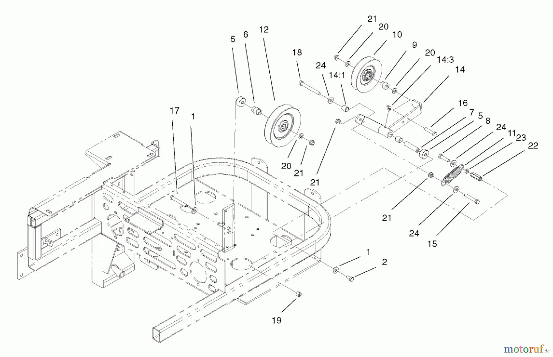  Zerto-Turn Mäher 74230 (Z257) - Toro Z Master Mower, 52