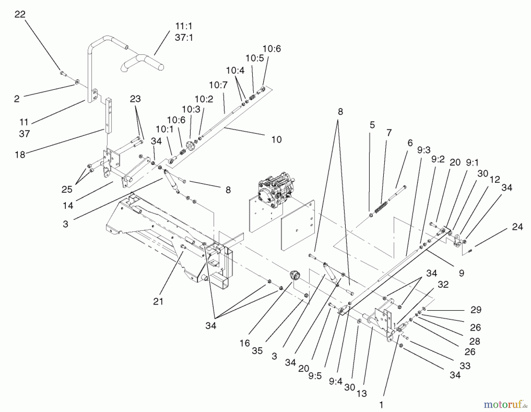  Zerto-Turn Mäher 74231 (Z257) - Toro Z Master Mower, 62