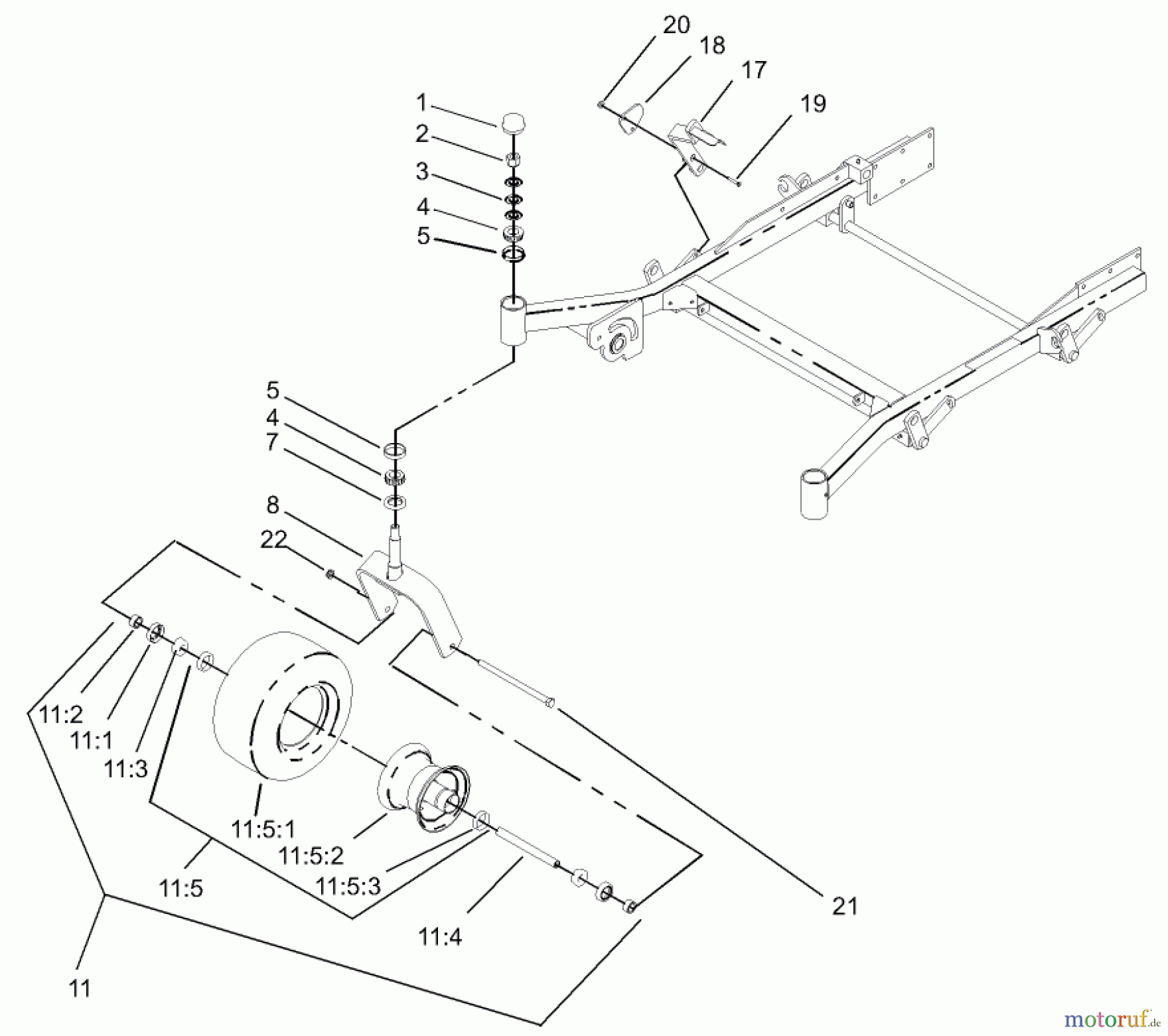  Zerto-Turn Mäher 74231 (Z257) - Toro Z Master Mower, 62