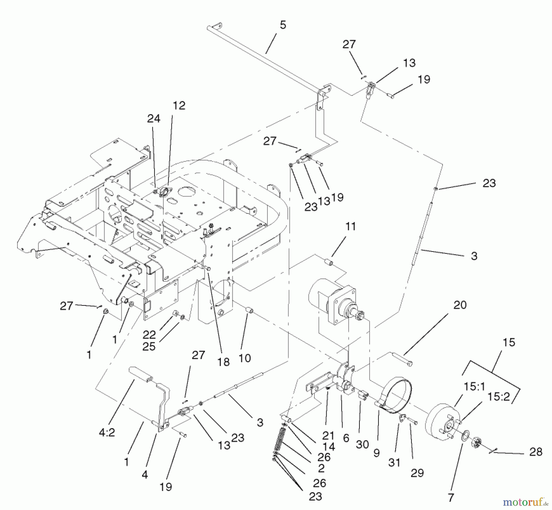  Zerto-Turn Mäher 74234 (Z255) - Toro Z Master Mower, 62