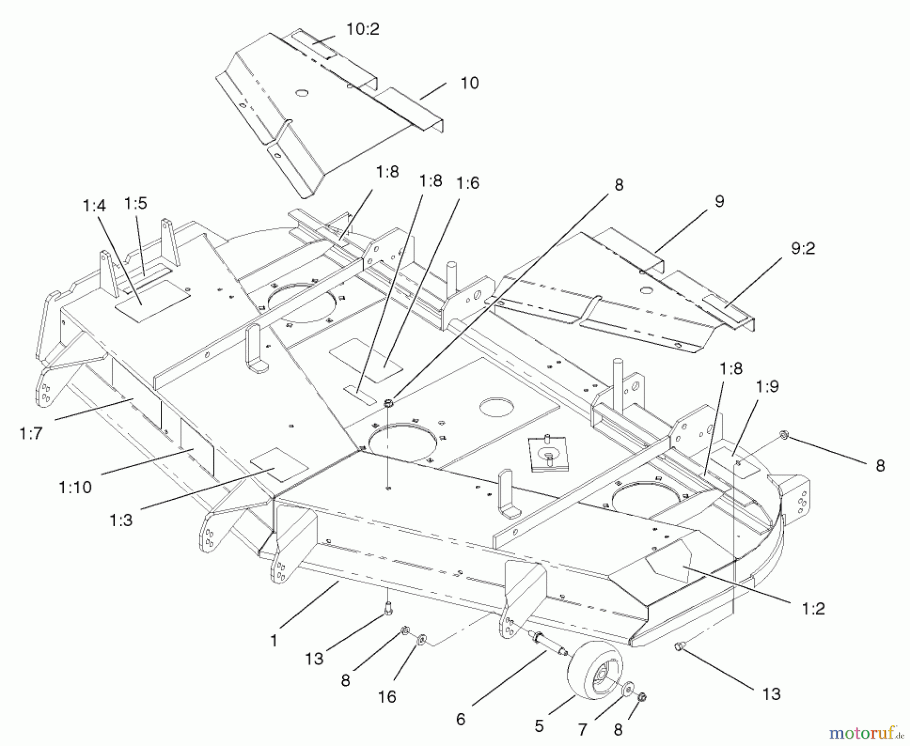  Zerto-Turn Mäher 74234 (Z255) - Toro Z Master Mower, 62