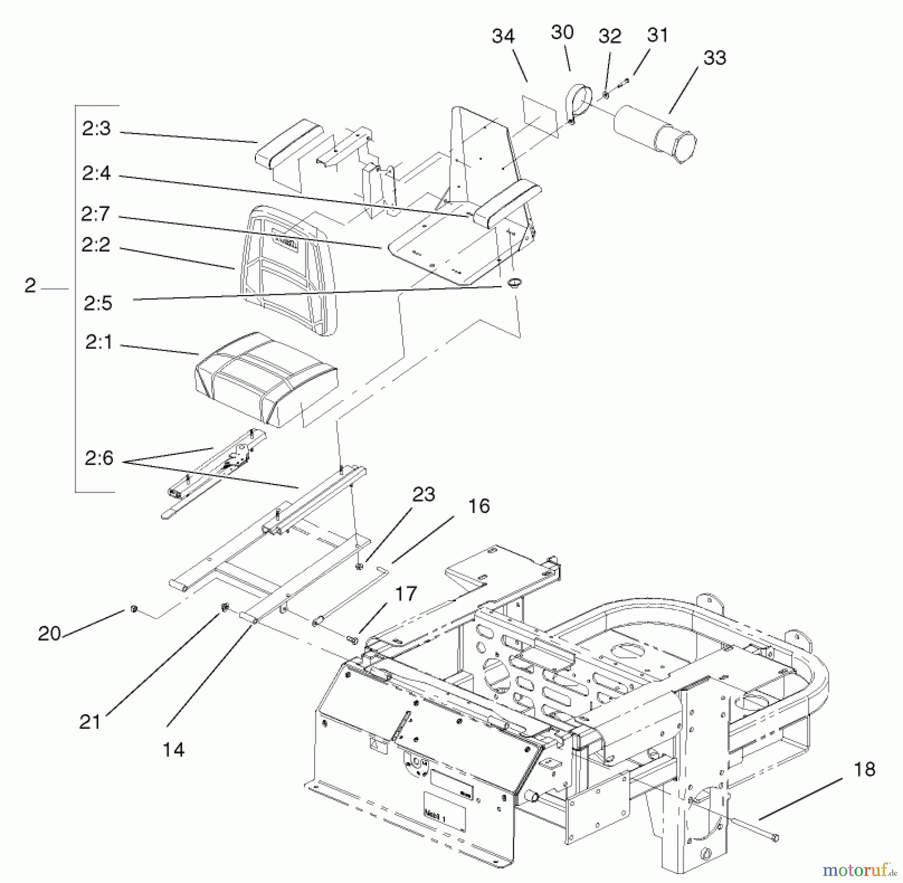  Zerto-Turn Mäher 74234 (Z255) - Toro Z Master Mower, 62