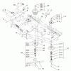 Zerto-Turn Mäher 74234 (Z255) - Toro Z Master Mower, 62" SFS Side Discharge Deck (SN: 220000001 - 220999999) (2002) Listas de piezas de repuesto y dibujos SPINDLE AND PULLEY ASSEMBLY