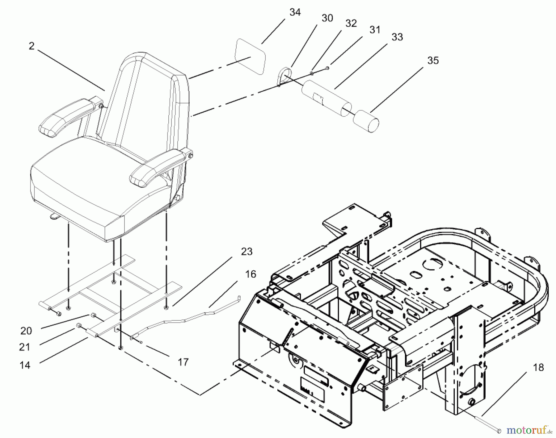  Zerto-Turn Mäher 74234 (Z255) - Toro Z Master Mower, 62