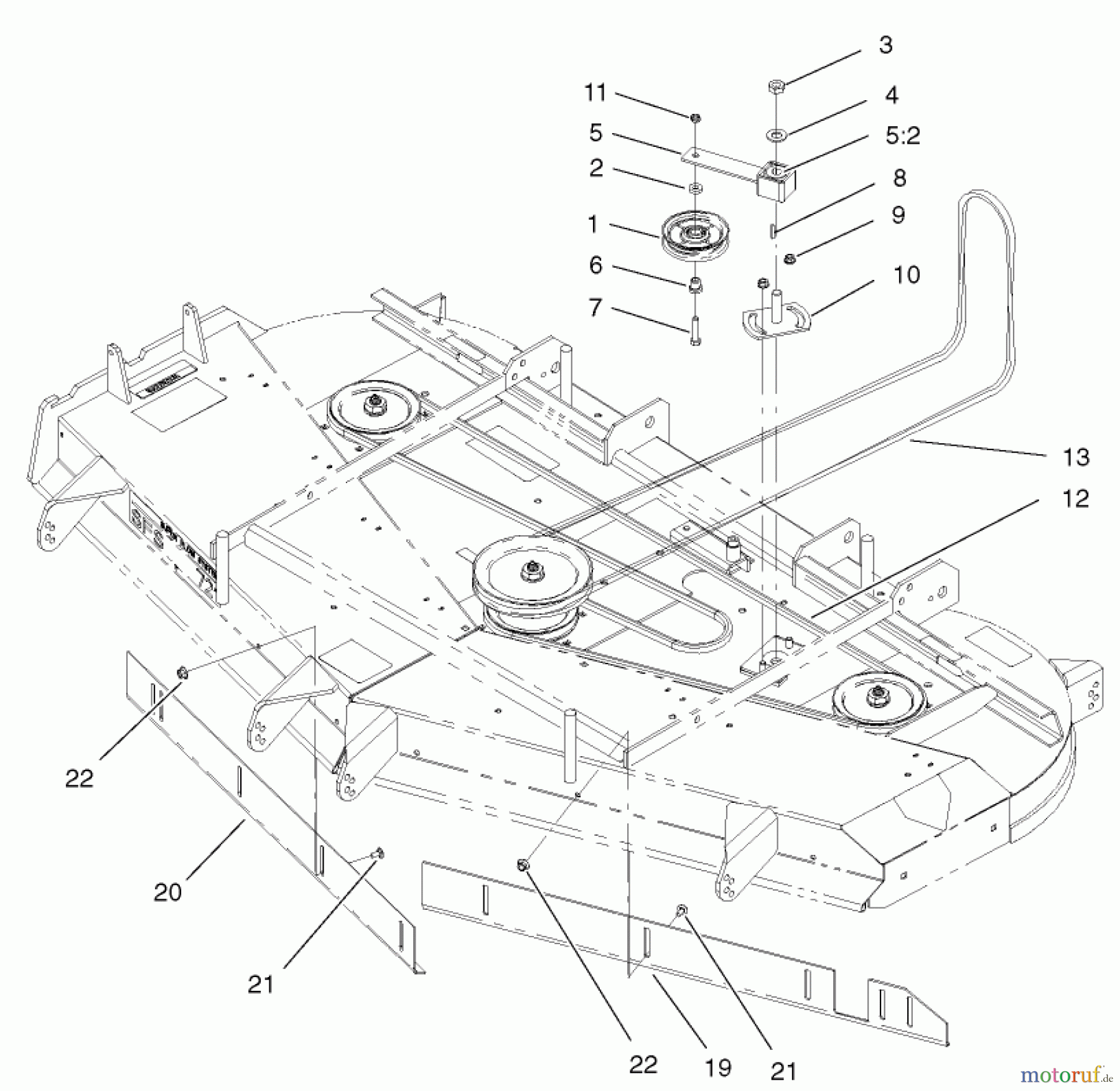  Zerto-Turn Mäher 74235 (Z255) - Toro Z Master Mower, 72