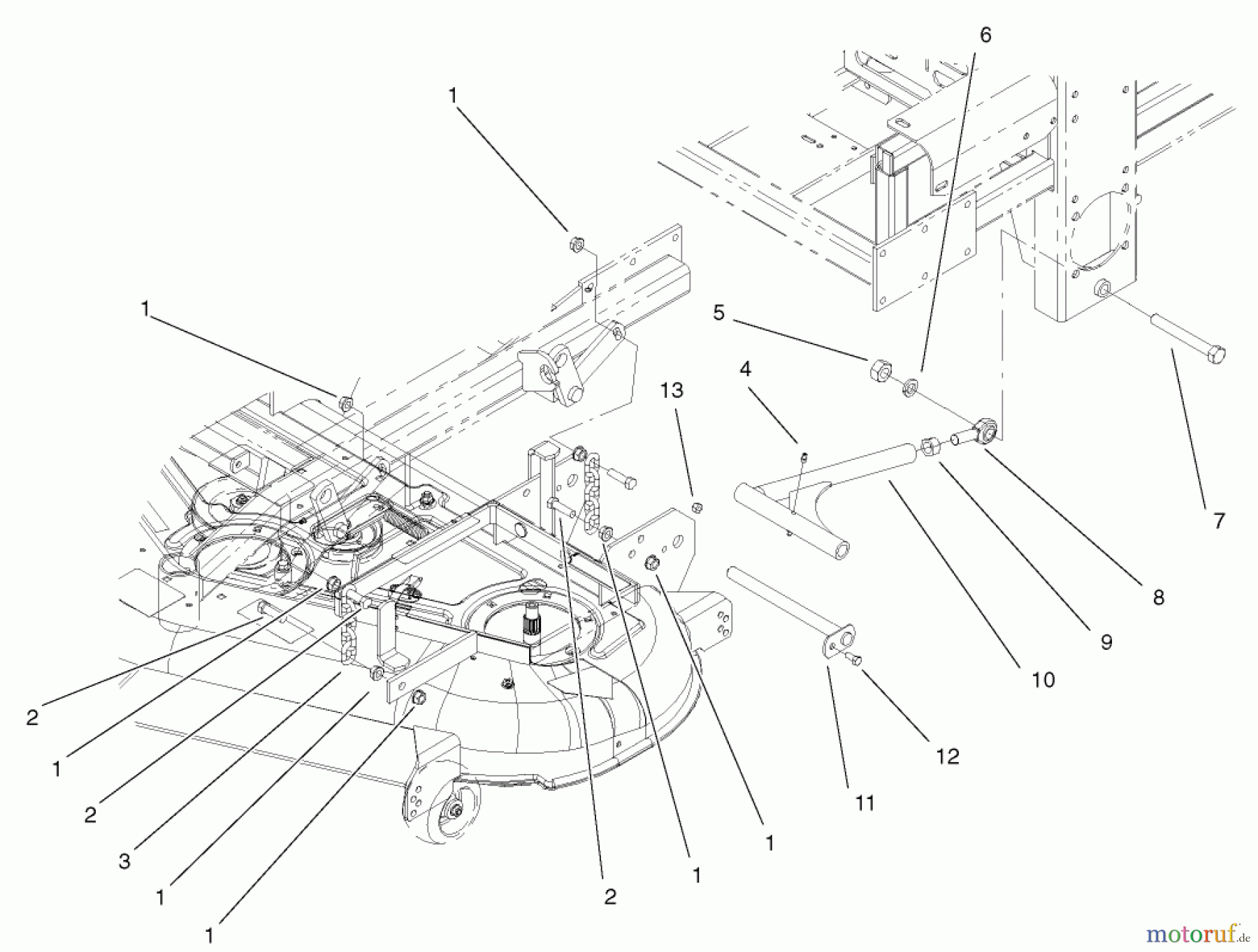  Zerto-Turn Mäher 74235 (Z255) - Toro Z Master Mower, 72