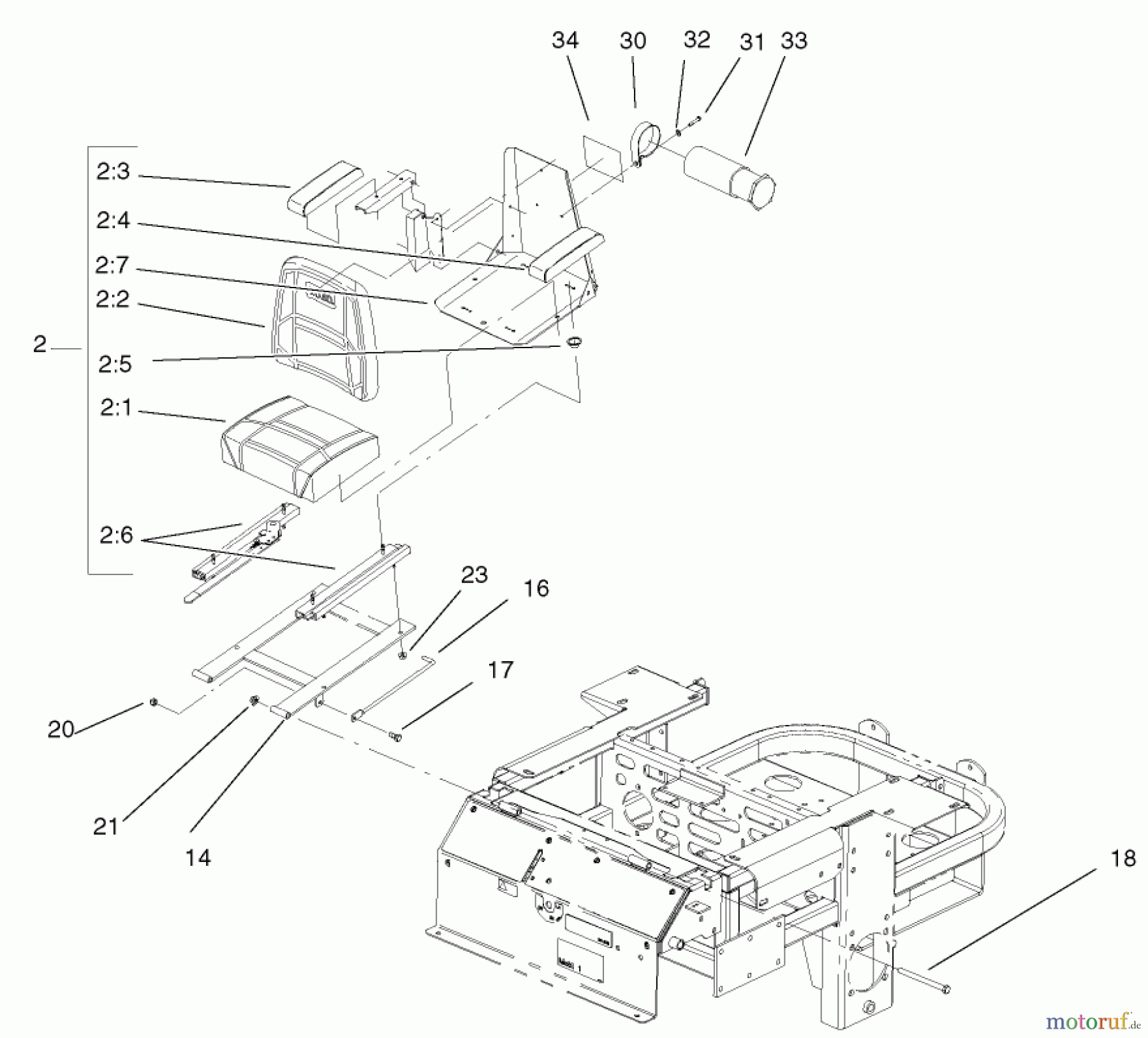  Zerto-Turn Mäher 74235 (Z255) - Toro Z Master Mower, 72