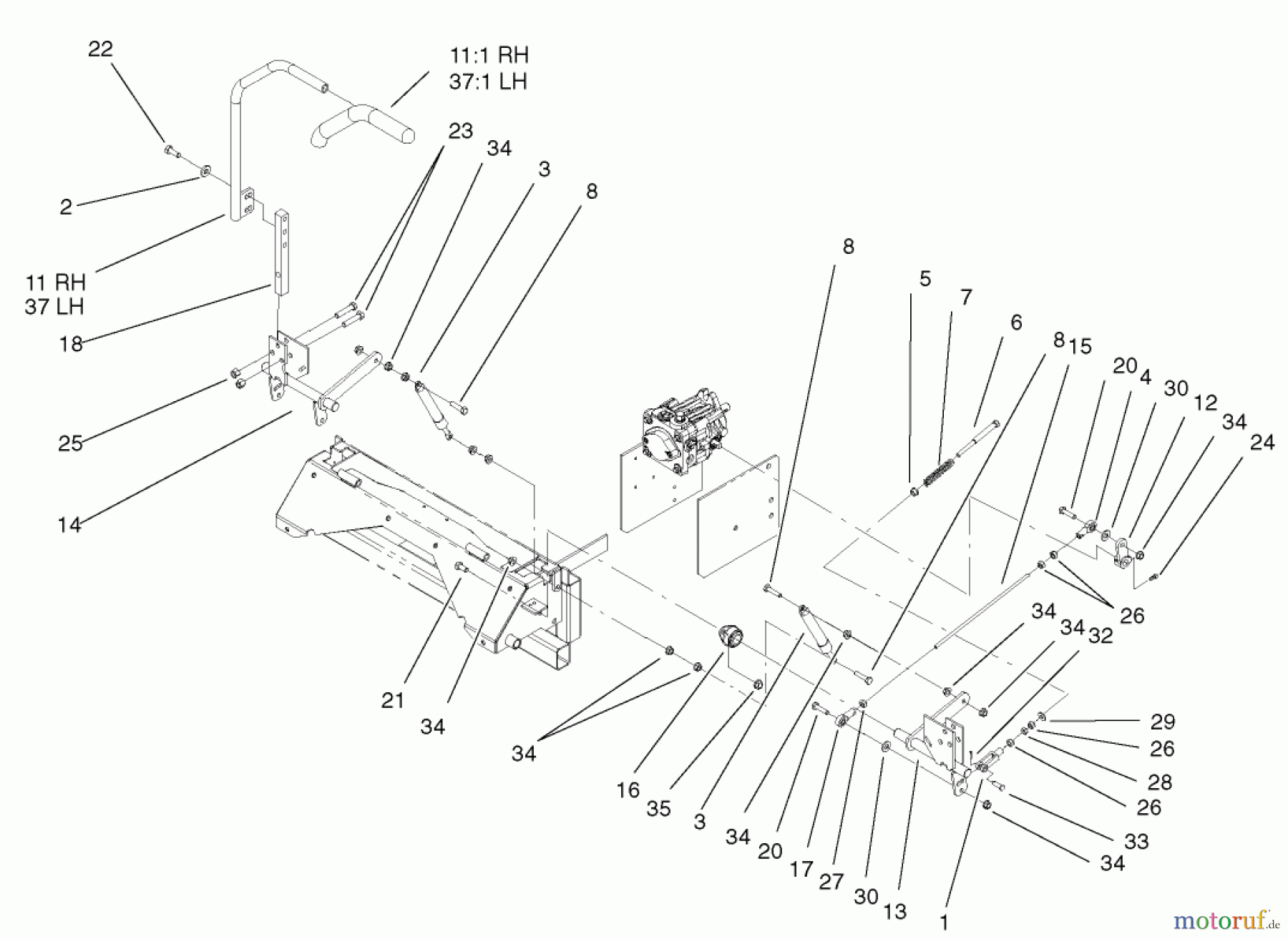  Zerto-Turn Mäher 74235 (Z255) - Toro Z Master Mower, 72