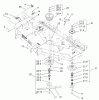 Zerto-Turn Mäher 74236 (Z287L) - Toro Z Master Mower, 62" SFS Side Discharge Deck (SN: 220000001 - 220999999) (2002) Listas de piezas de repuesto y dibujos SPINDLE AND PULLEY ASSEMBLY