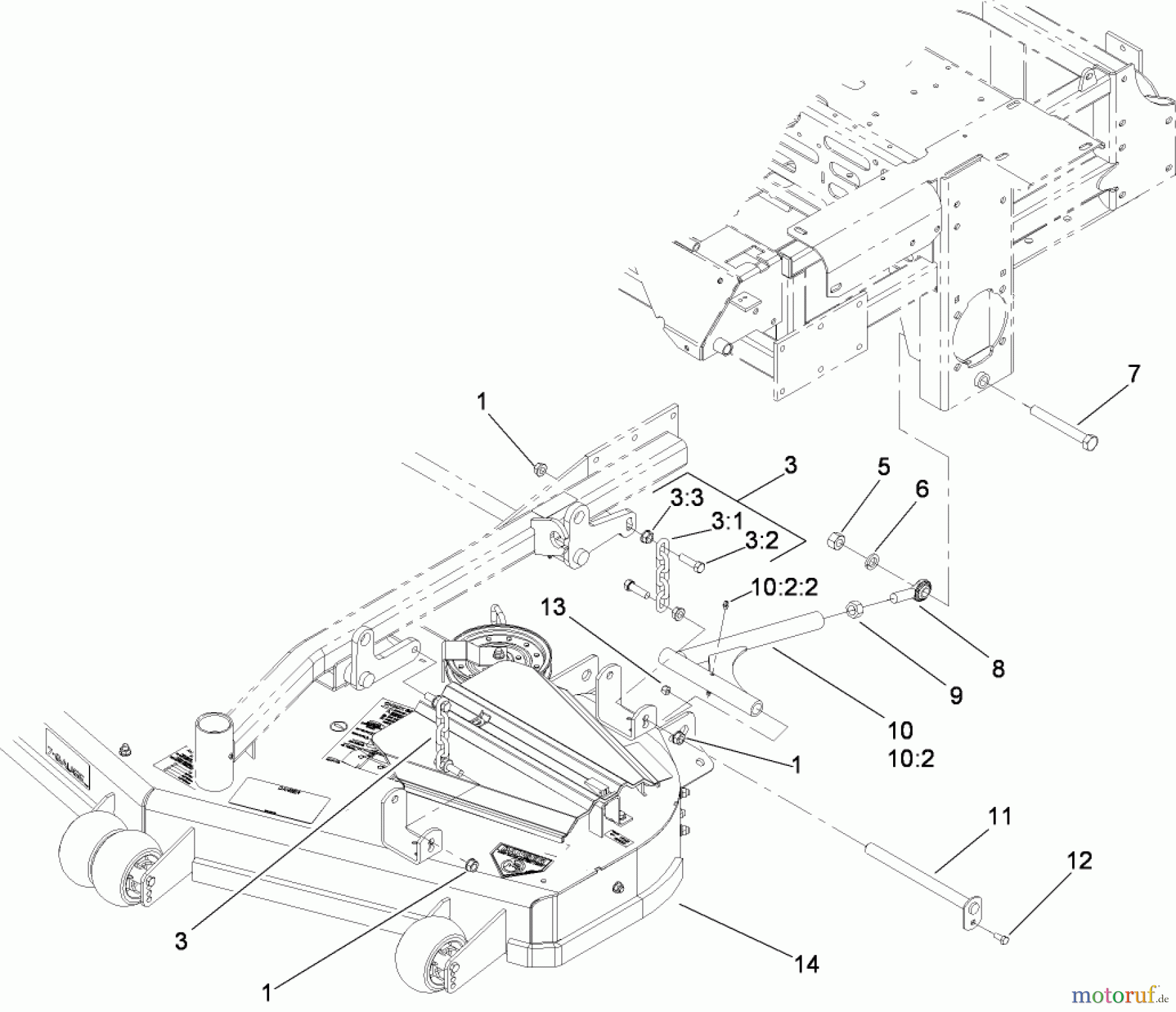  Zerto-Turn Mäher 74237CP (Z500) - Toro Z Master Mower, 52