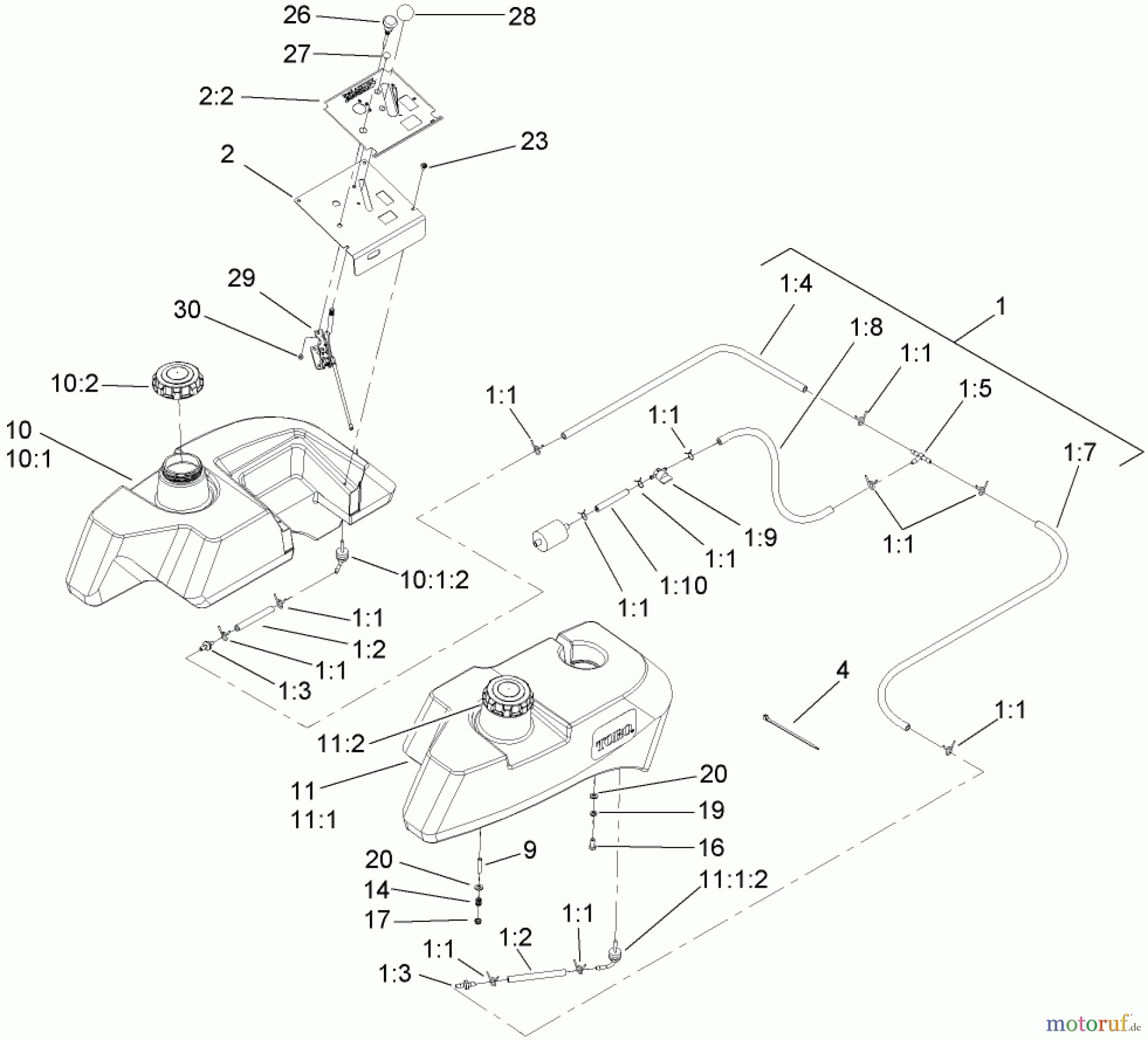  Zerto-Turn Mäher 74237CP (Z500) - Toro Z Master Mower, 52