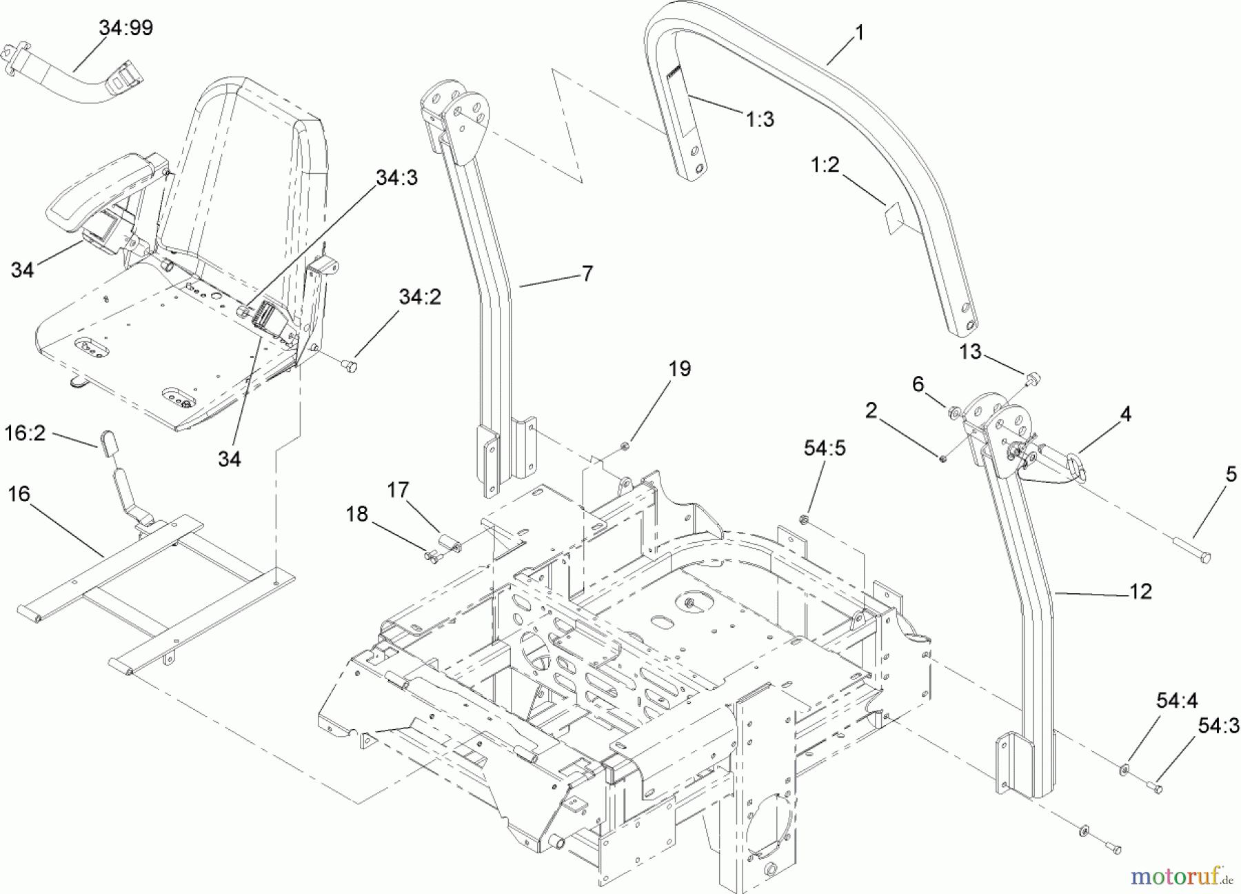  Zerto-Turn Mäher 74237CP (Z500) - Toro Z Master Mower, 52