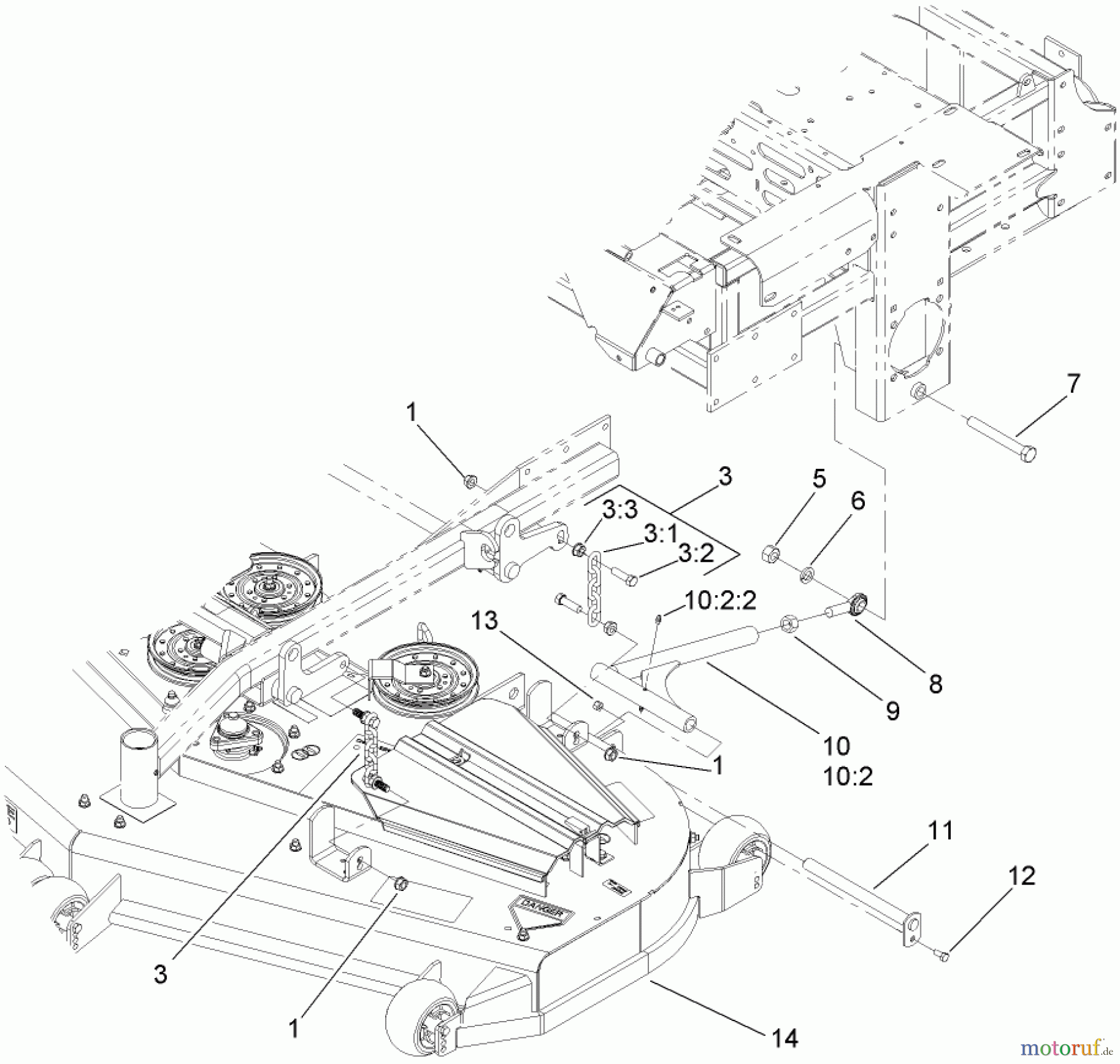  Zerto-Turn Mäher 74238CP (Z500) - Toro Z Master Mower, 60