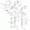 Zerto-Turn Mäher 74240 (Z286E) - Toro Z Master Mower, 62" SFS Side Discharge Deck (SN: 210000001 - 210999999) (2001) Listas de piezas de repuesto y dibujos SPINDLE AND PULLEY ASSEMBLY