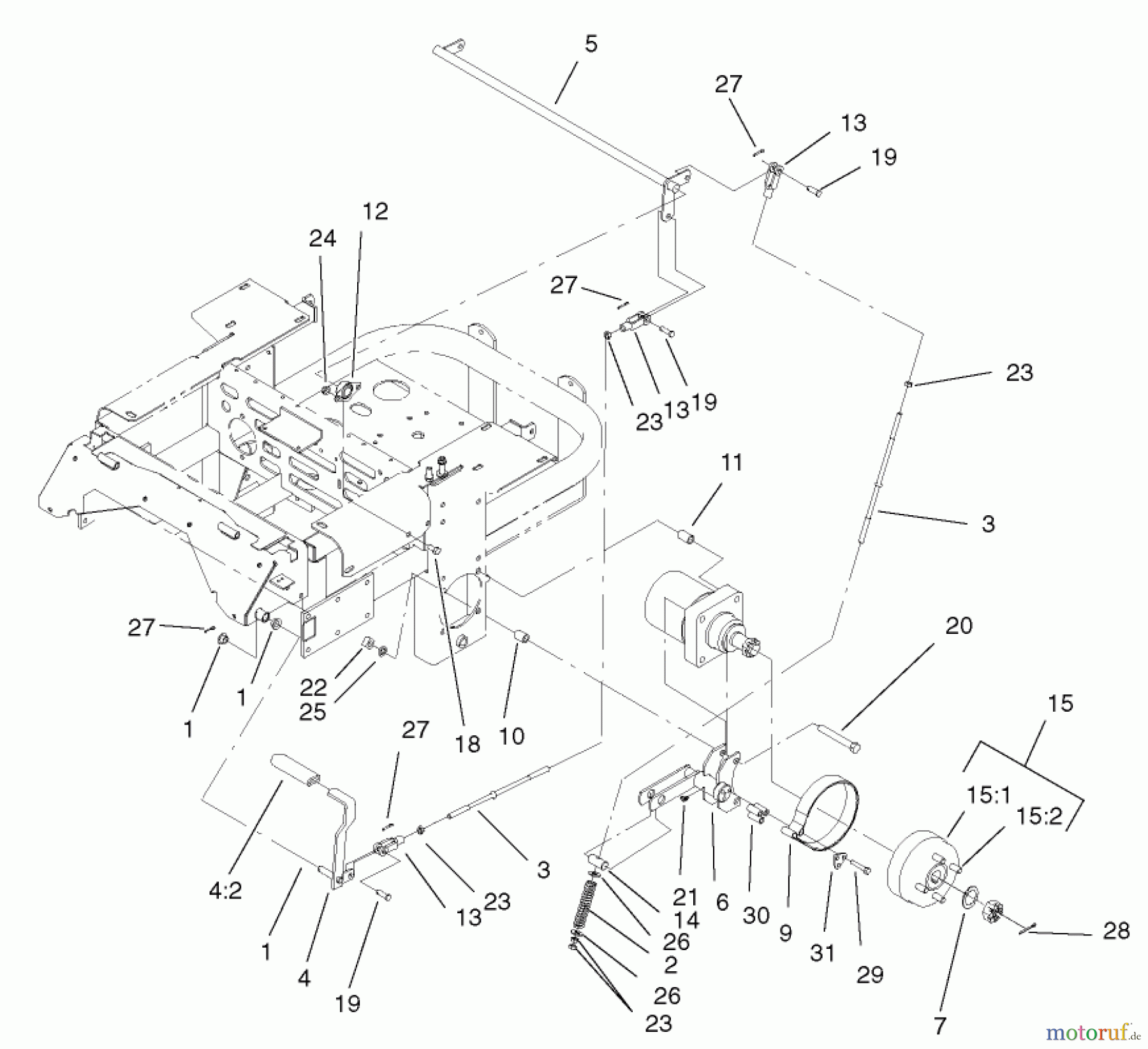  Zerto-Turn Mäher 74240 (Z286E) - Toro Z Master Mower, 62