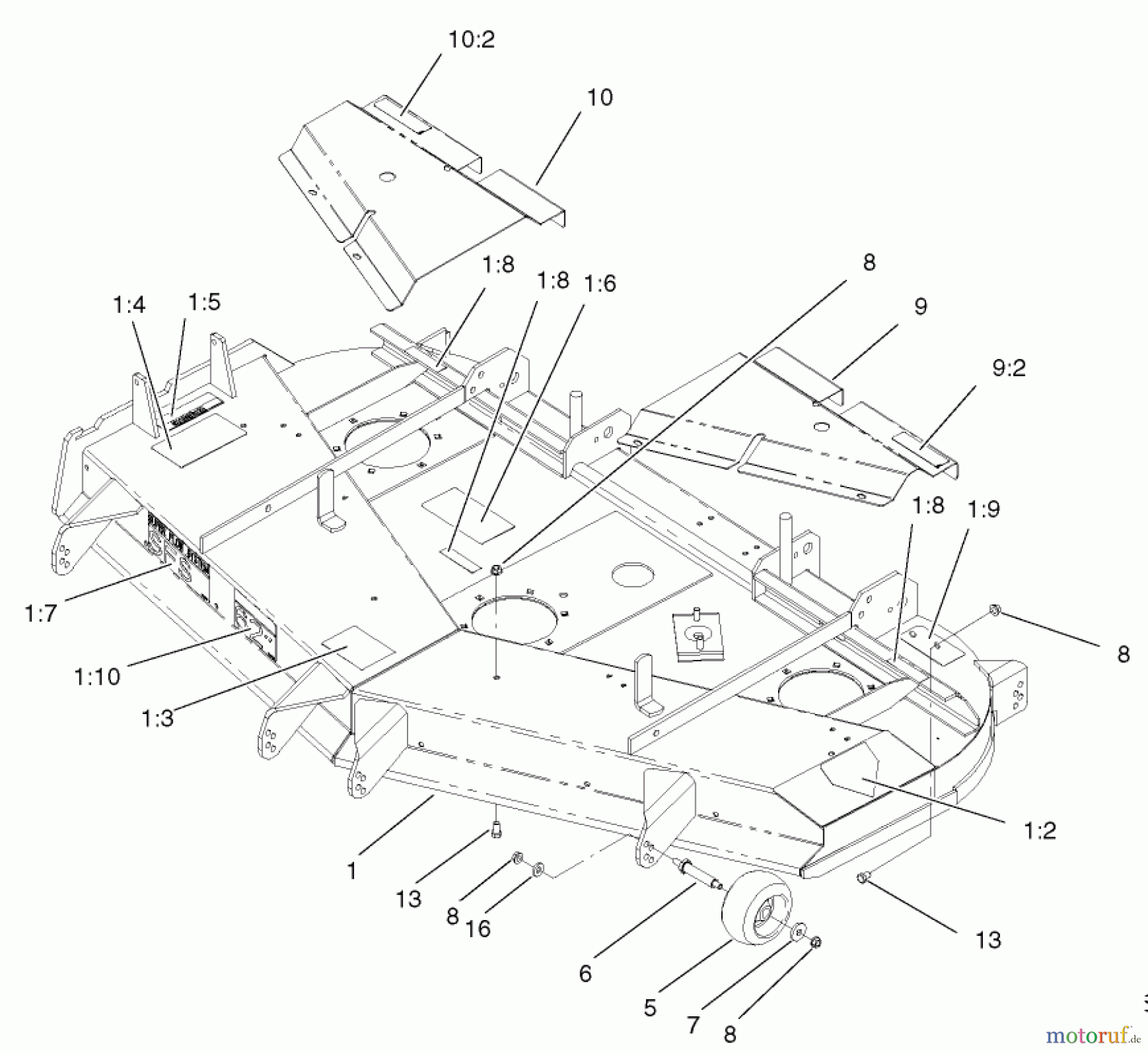  Zerto-Turn Mäher 74240 (Z286E) - Toro Z Master Mower, 62