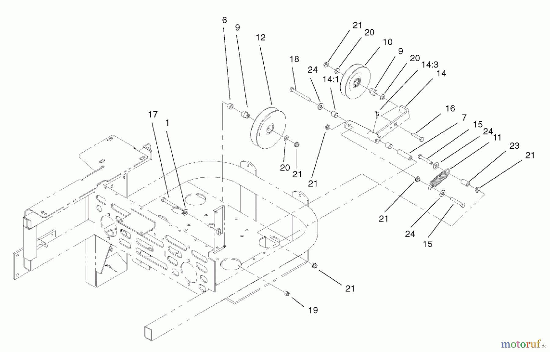  Zerto-Turn Mäher 74240 (Z286E) - Toro Z Master Mower, 62