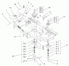 Zerto-Turn Mäher 74240 (Z286E) - Toro Z Master Mower, 62" SFS Side Discharge Deck (SN: 220000001 - 220999999) (2002) Listas de piezas de repuesto y dibujos SPINDLE AND PULLEY ASSEMBLY