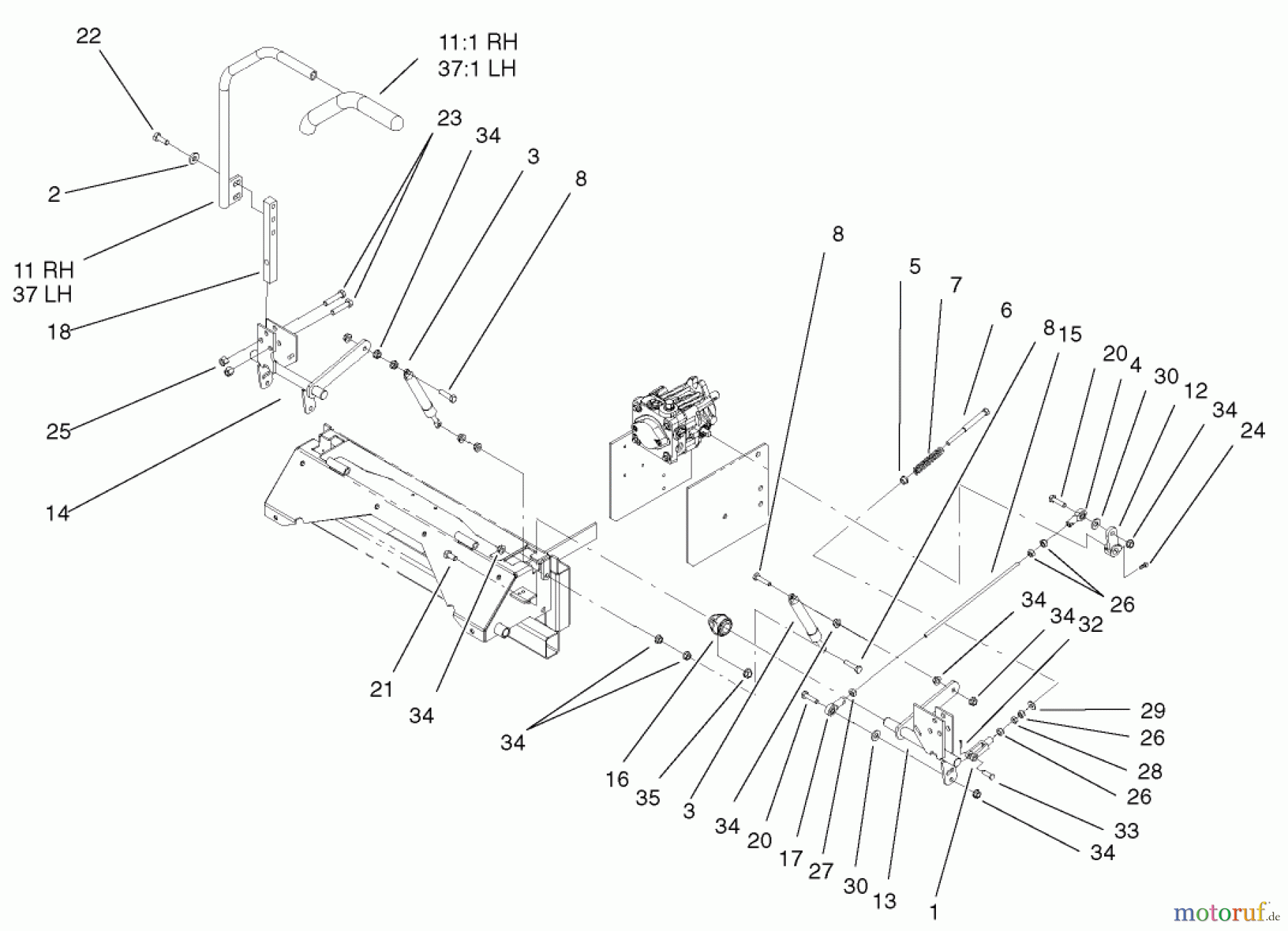  Zerto-Turn Mäher 74240 (Z286E) - Toro Z Master Mower, 62