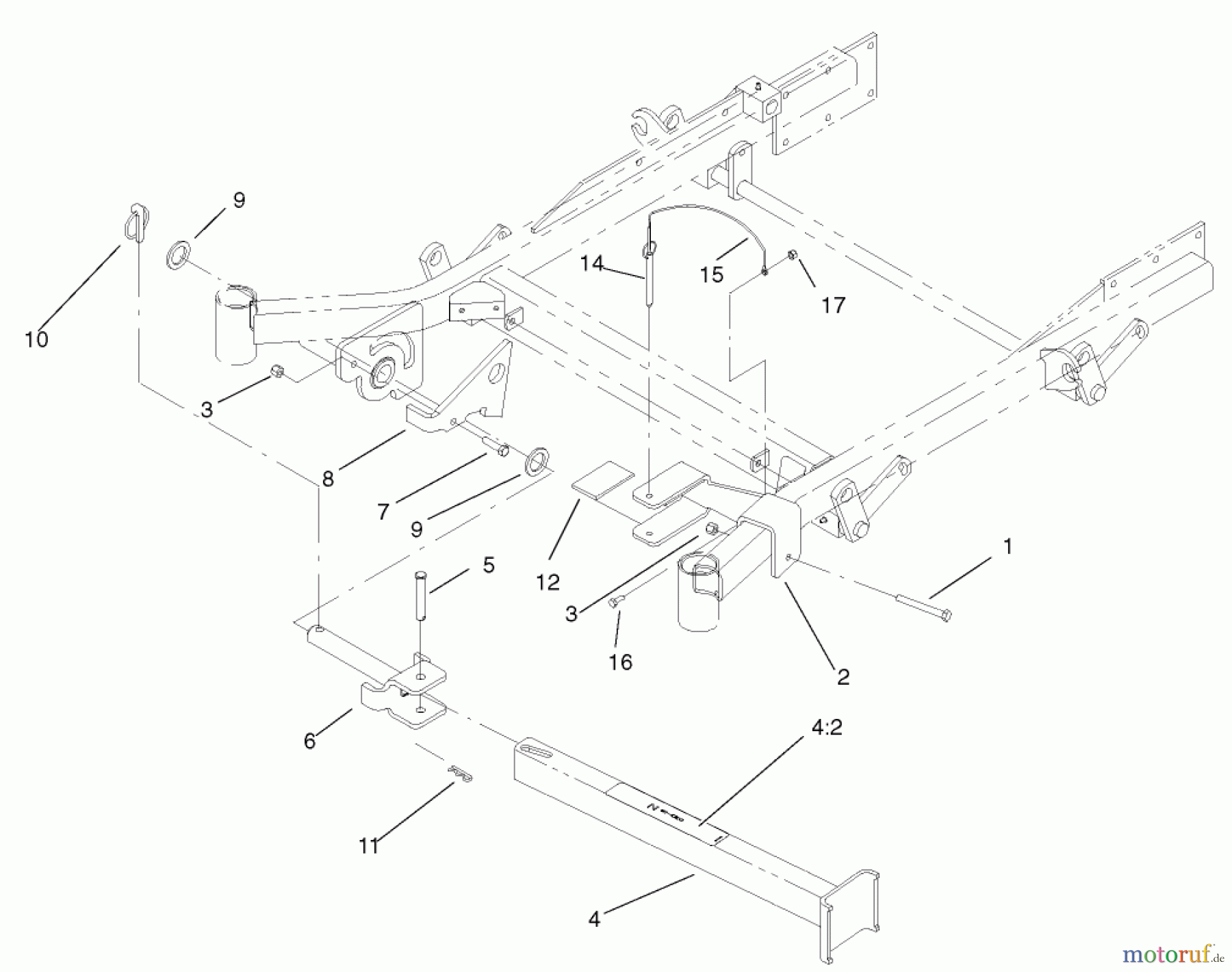  Zerto-Turn Mäher 74240 (Z286E) - Toro Z Master Mower, 62