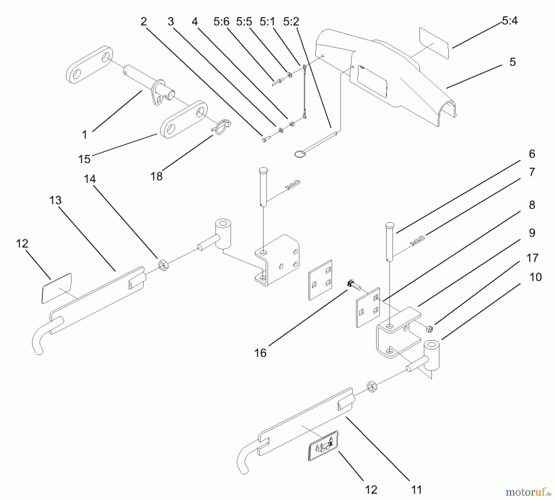  Compact Utility Attachments 23161 - Toro Backhoe Kit, Dingo Compact Utility Loader BACKHOE KIT ASSEMBLY